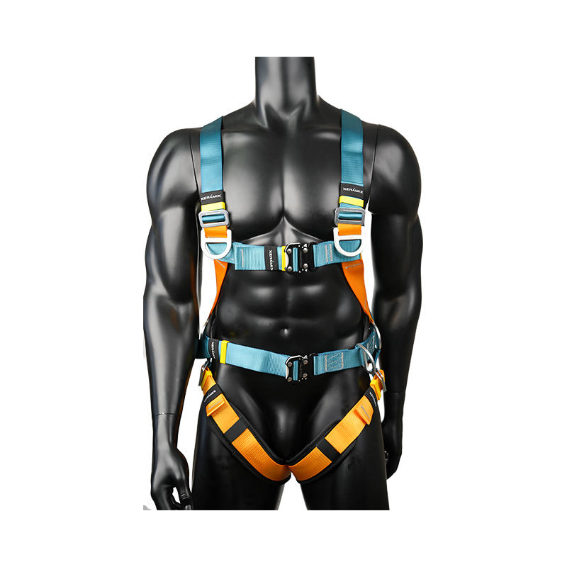 KA02 6 D リング、2 クイックリリースバックル、大きなウエストパッド全身構造屋根安全ハーネス